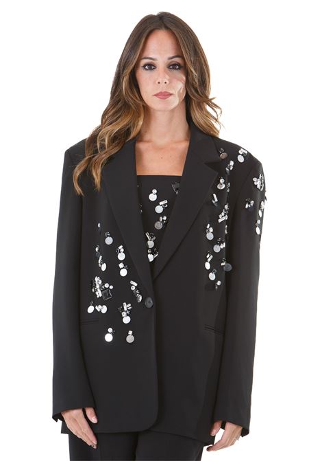 Blazer con applicazioni di pailettes e pietre ISABELLE BLANCHE | Blazer | J125-T003900